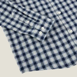 Clearance Hemd met ruitjes in flanelkatoen Overhemd