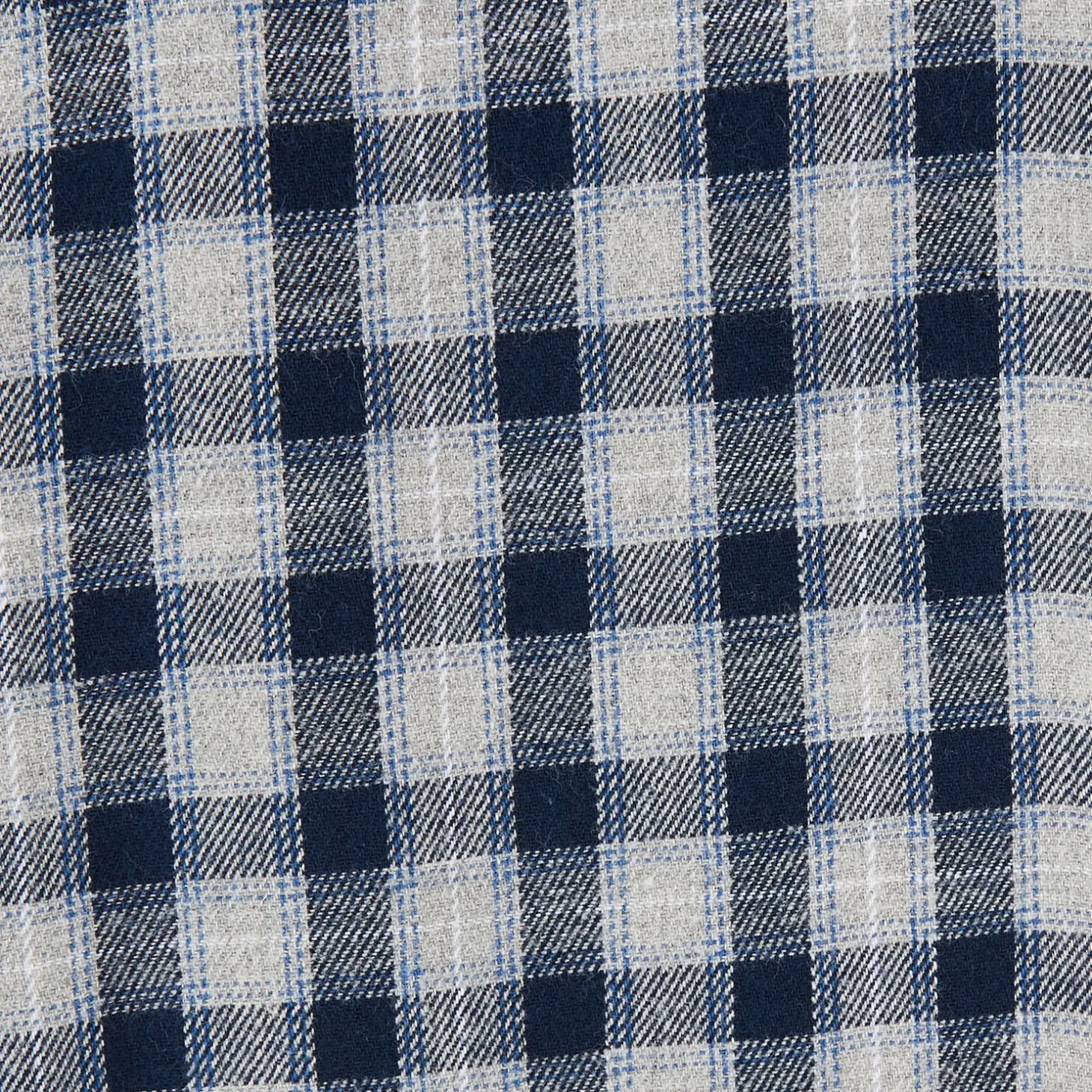 Clearance Hemd met ruitjes in flanelkatoen Overhemd