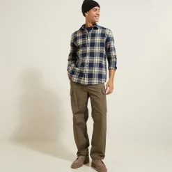 Cheap Hemd met ruitjes in flanelkatoen Overhemd