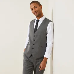 Best Sale Het pakket slim kostuum - Grijs Combinatie Kostuum