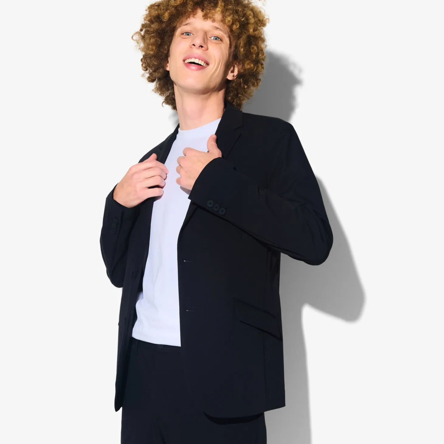 Best Het pakket slim kostuum // Zwart Combinatie Kostuum