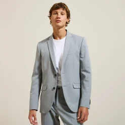 Outlet Het pakket slim kostuum - Blauw Combinatie Kostuum