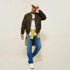 Fashion Iconisch T-shirt 1996 met contrasterende ronde hal T-shirt