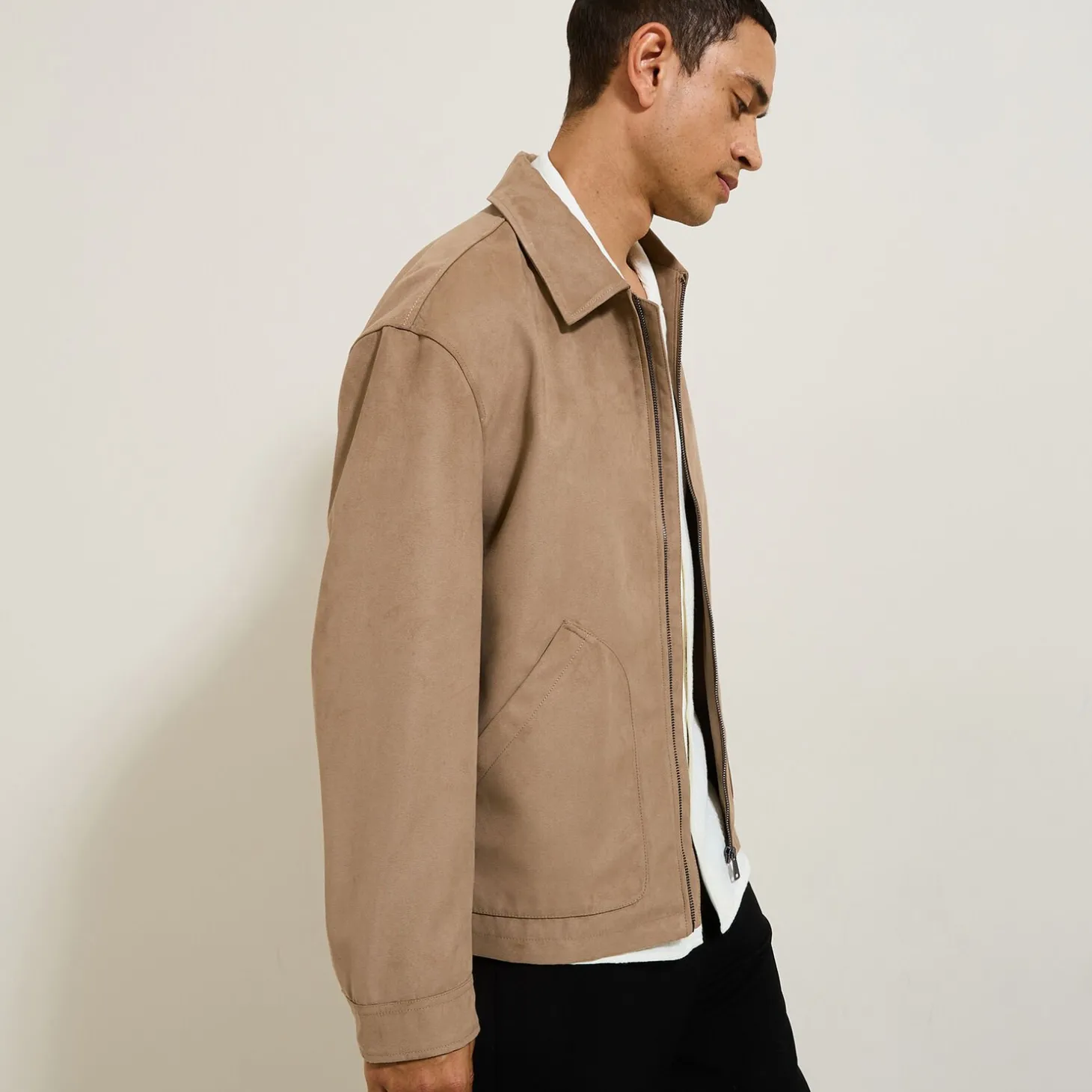 Discount Jack met fluwelen aspect en hemdskraag Mantel & Jack