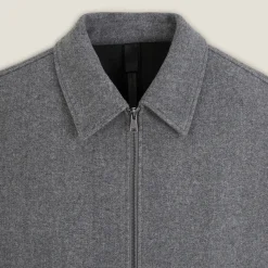 Outlet Jack met hemdskraag en rits Mantel & Jack