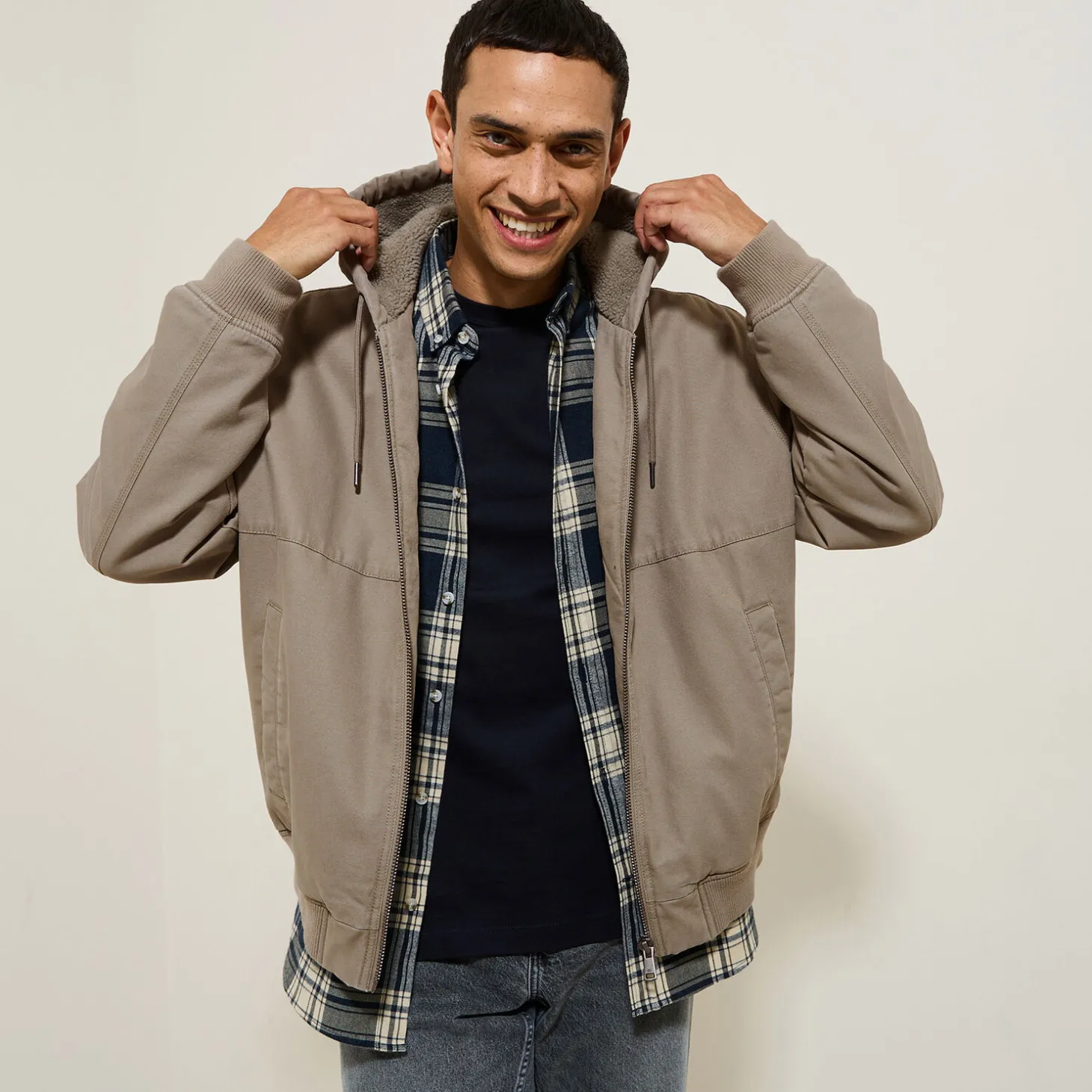 Sale Jack met kap in katoen Mantel & Jack