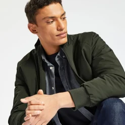 Discount jack met ristsluiting en opstaande kraag Mantel & Jack