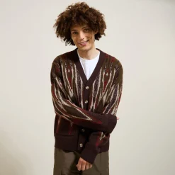 Flash Sale Jacquard gilet-vestje Heren Gebreide Vesten Heren|Trui