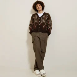 Flash Sale Jacquard gilet-vestje Heren Gebreide Vesten Heren|Trui