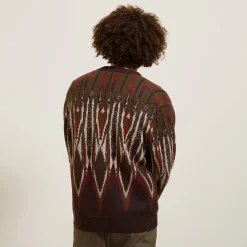 Flash Sale Jacquard gilet-vestje Heren Gebreide Vesten Heren|Trui