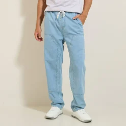 New Jeans met cut-out details Jeans Met Uitsnijdingen|Jeans Straight