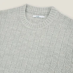 Flash Sale Kabeltrui met ronde hals Trui