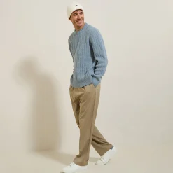 Cheap Kabeltrui met ronde hals Trui