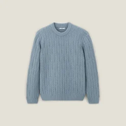 Cheap Kabeltrui met ronde hals Trui