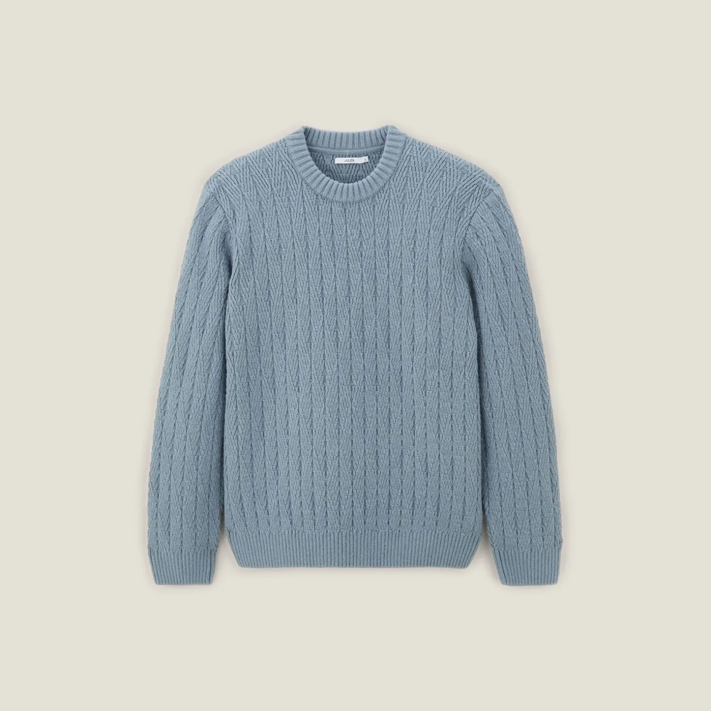 Cheap Kabeltrui met ronde hals Trui