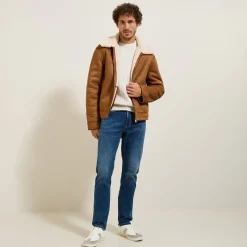 Store Kabeltrui met ronde hals Trui