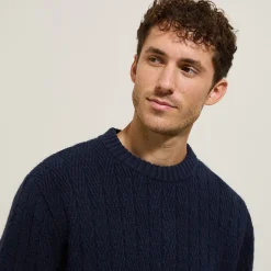 Cheap Kabeltrui met ronde hals Trui