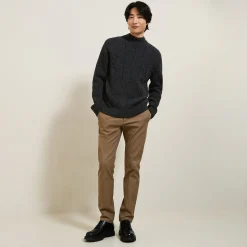 Flash Sale Kabeltrui met schoorsteenkraag Trui