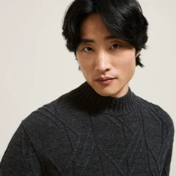 Flash Sale Kabeltrui met schoorsteenkraag Trui