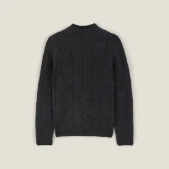 Flash Sale Kabeltrui met schoorsteenkraag Trui