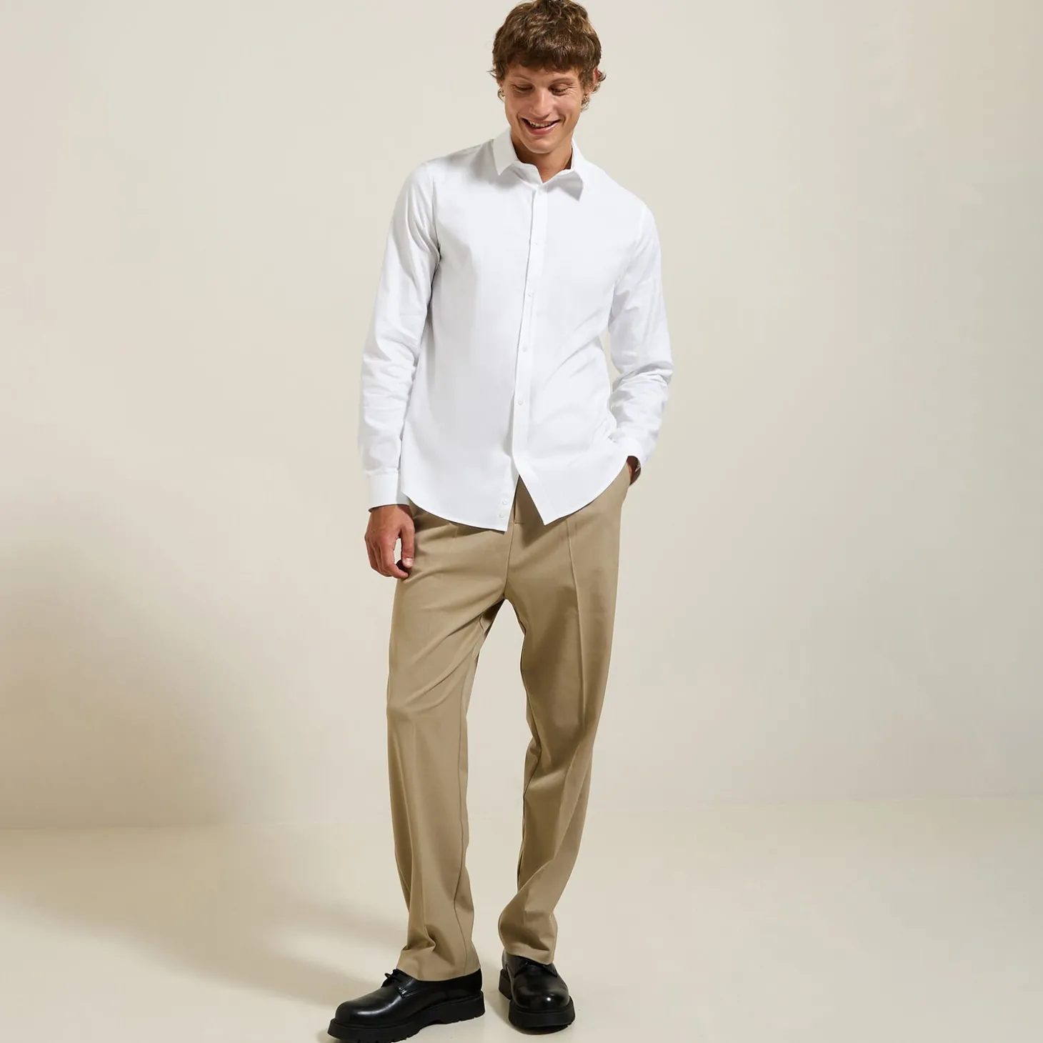 Clearance Katoenen hemd Formele Overhemden|Overhemd