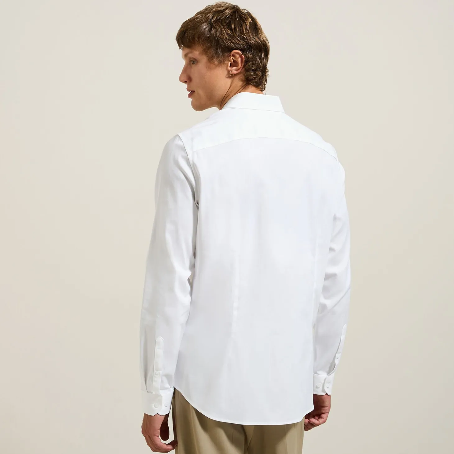 Clearance Katoenen hemd Formele Overhemden|Overhemd