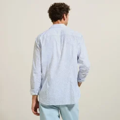 Cheap Katoenen hemd met bloemenprint Formele Overhemden|Overhemd