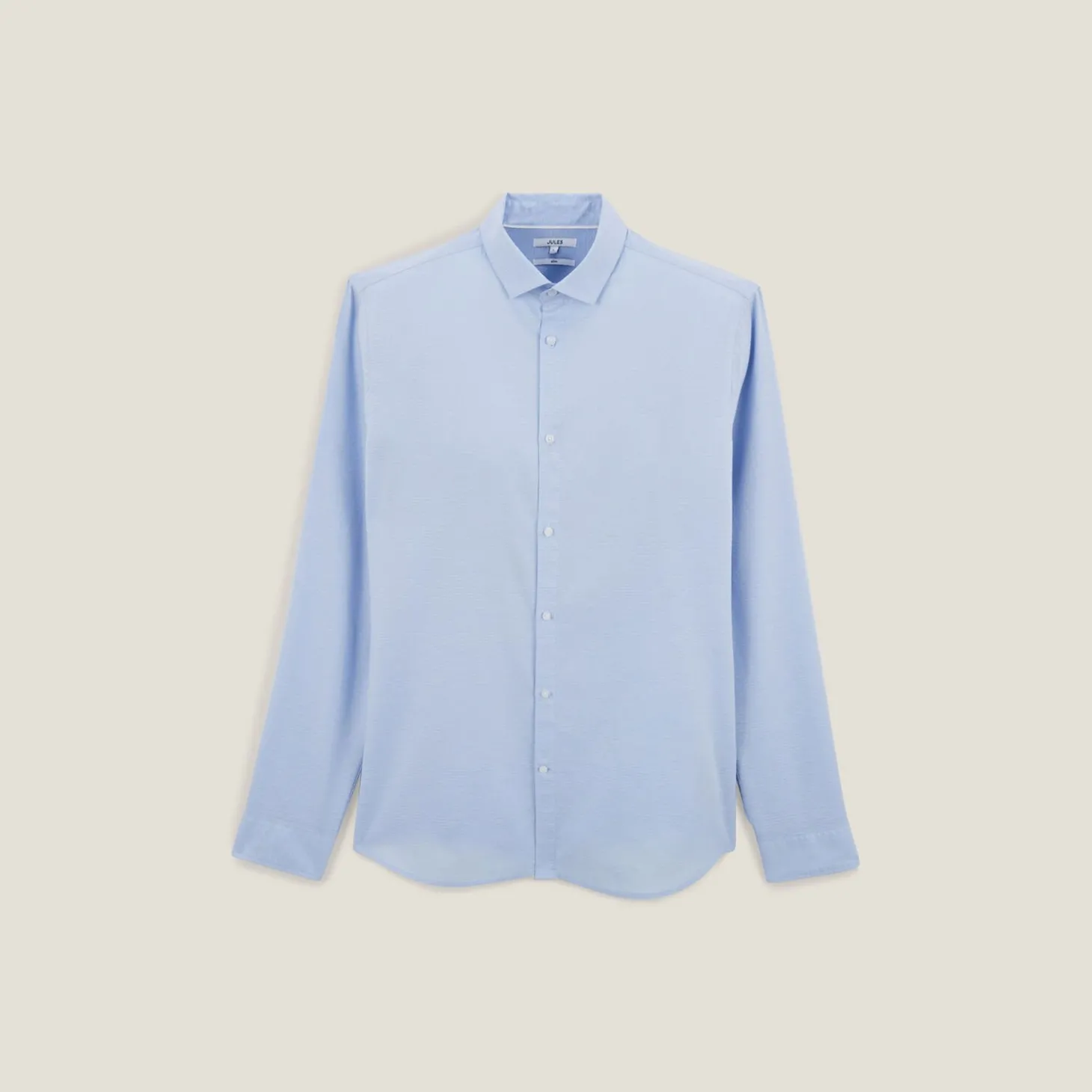 Store Katoenen hemd met kleine motieven Formele Overhemden|Overhemd