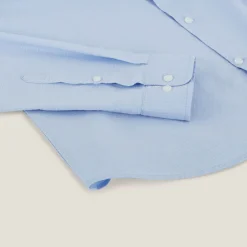 Store Katoenen hemd met kleine motieven Formele Overhemden|Overhemd