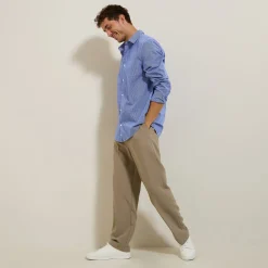 Fashion Katoenen hemd met ruitjes Formele Overhemden|Overhemd