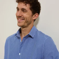 Fashion Katoenen hemd met ruitjes Formele Overhemden|Overhemd