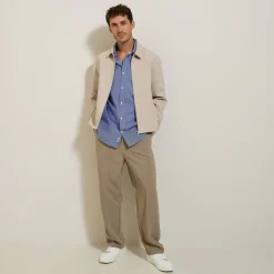 Fashion Katoenen hemd met ruitjes Formele Overhemden|Overhemd