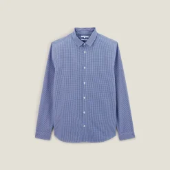 Fashion Katoenen hemd met ruitjes Formele Overhemden|Overhemd