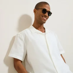 Cheap Katoenen hemdje in textuurstof Overhemd