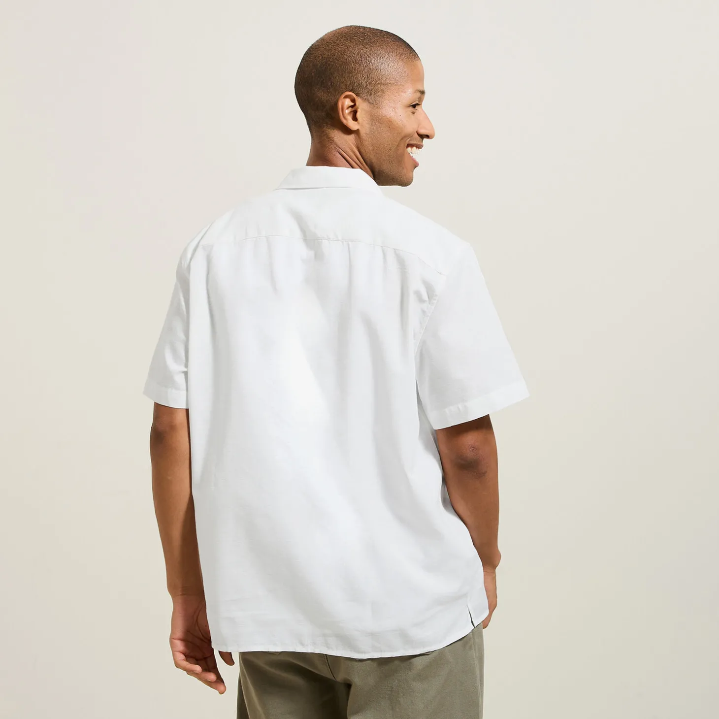 Cheap Katoenen hemdje in textuurstof Overhemd