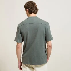 Flash Sale Katoenen hemdje met koordborduursel Overhemd