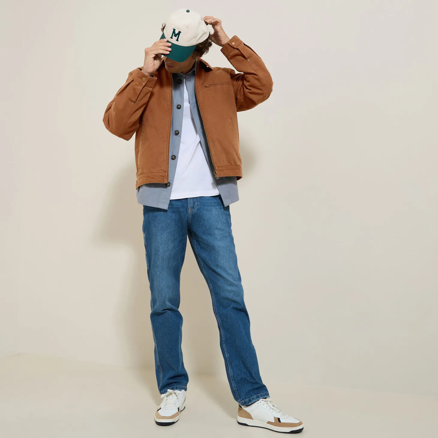 Cheap Katoenen jack met hemdskraag Mantel & Jack