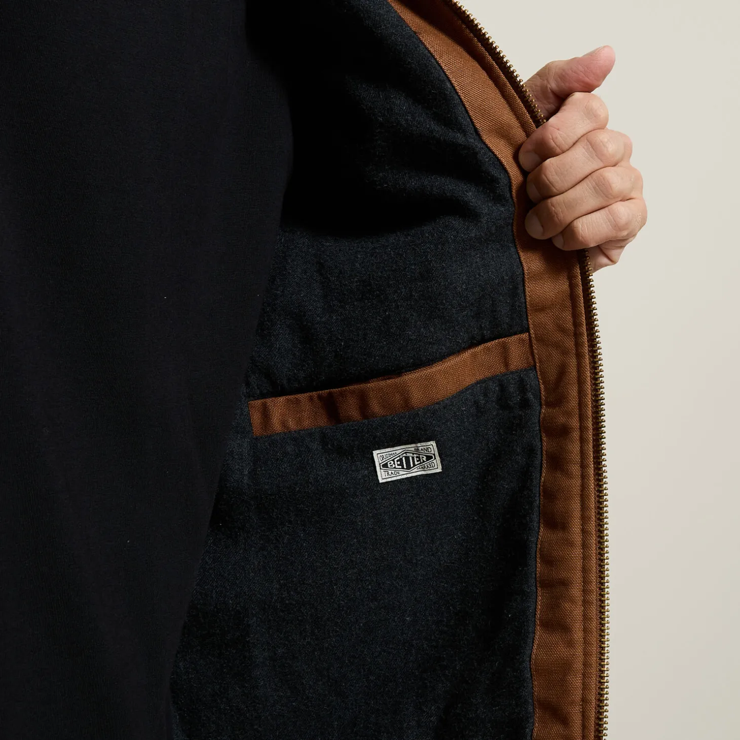 Cheap Katoenen jack met hemdskraag Mantel & Jack