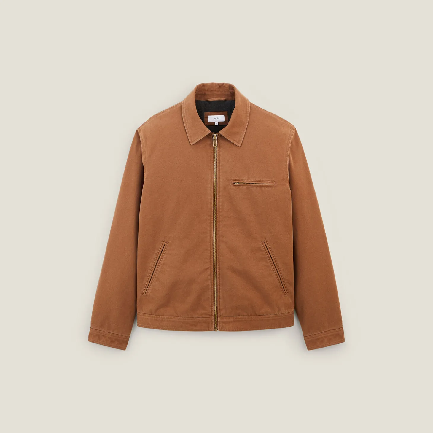 Cheap Katoenen jack met hemdskraag Mantel & Jack