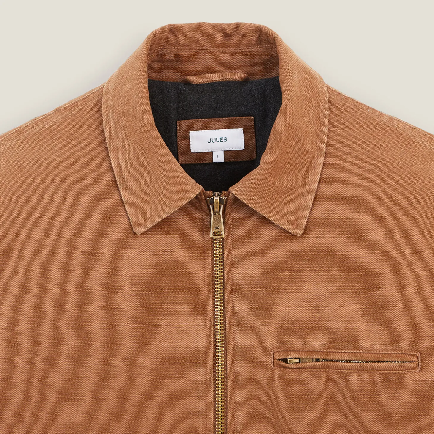 Cheap Katoenen jack met hemdskraag Mantel & Jack