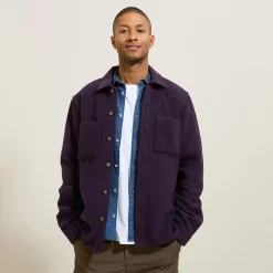 Store Katoenen overhemd met hemdskraag Overshirt|Overhemd