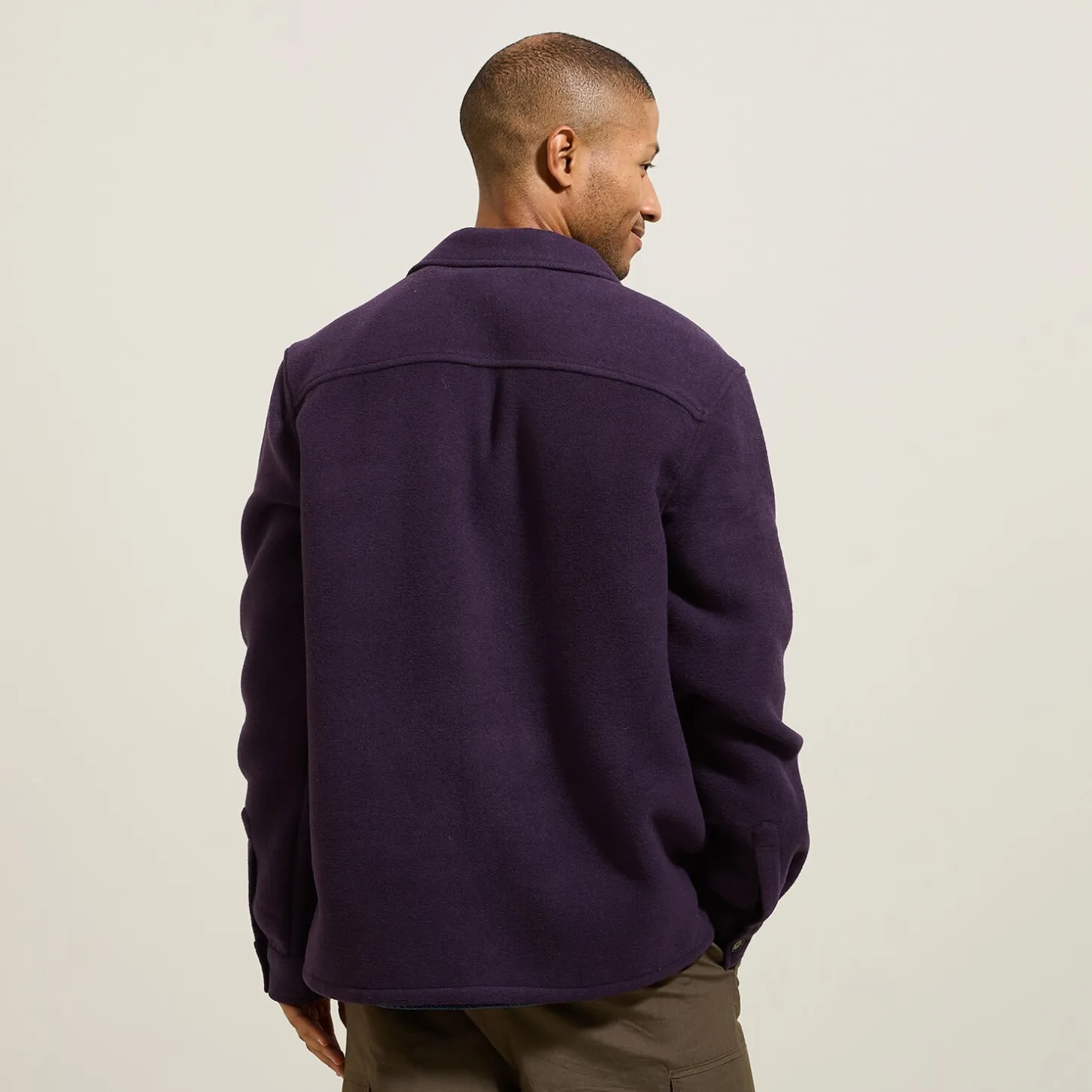 Store Katoenen overhemd met hemdskraag Overshirt|Overhemd