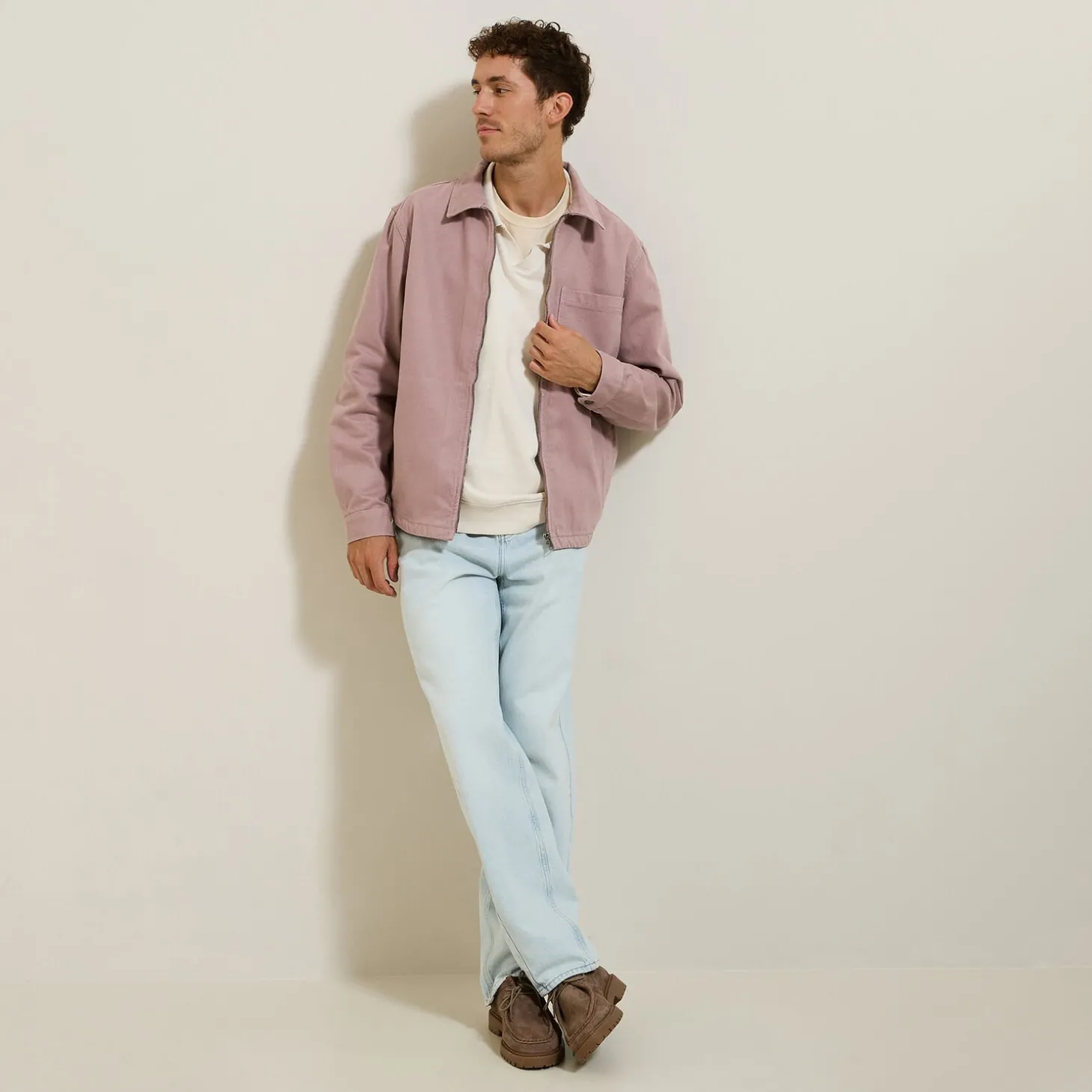 Flash Sale Katoenen overhemd met rits Overshirt|Mantel & Jack