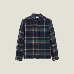 Outlet Katoenen overhemd met ruitjes Overshirt|Overhemd