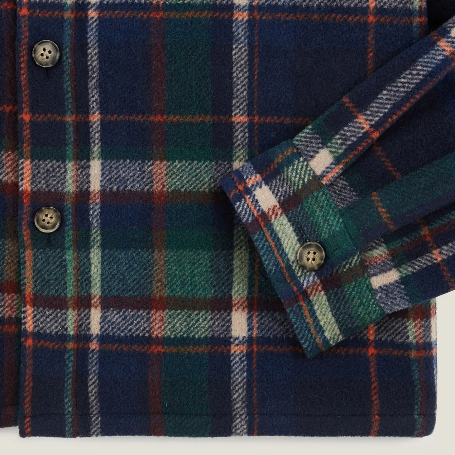 Outlet Katoenen overhemd met ruitjes Overshirt|Overhemd