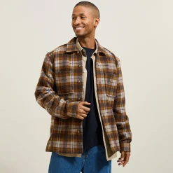 Discount Katoenen overhemd met ruitjes Overshirt|Overhemd