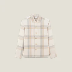 Hot Katoenen overhemd met ruitjes Overshirt|Overhemd