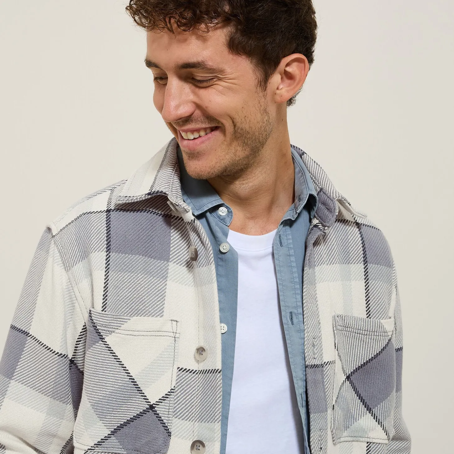 Flash Sale Katoenen overhemd met ruitjes Overshirt|Overhemd