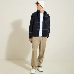 Hot Katoenen overhemd met ruitjes Overshirt|Overhemd