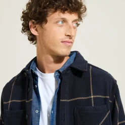 Hot Katoenen overhemd met ruitjes Overshirt|Overhemd